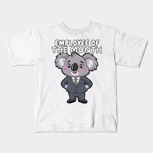 Funny Koala Office Kids T-Shirt